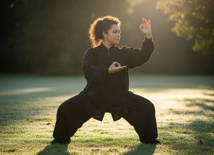 japan, yoga, woman, exercise, meditation, fitness, karate, sport, fight, taekwondo, judo, kick, sports, fist, defense, training, martial, fighter, fighting, ai generated